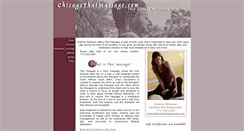 Desktop Screenshot of chicagothaimassage.com